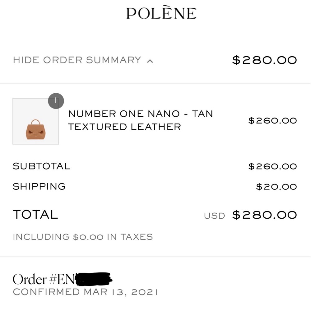 Polene Camel Mini Bag - Picture 8 of 8